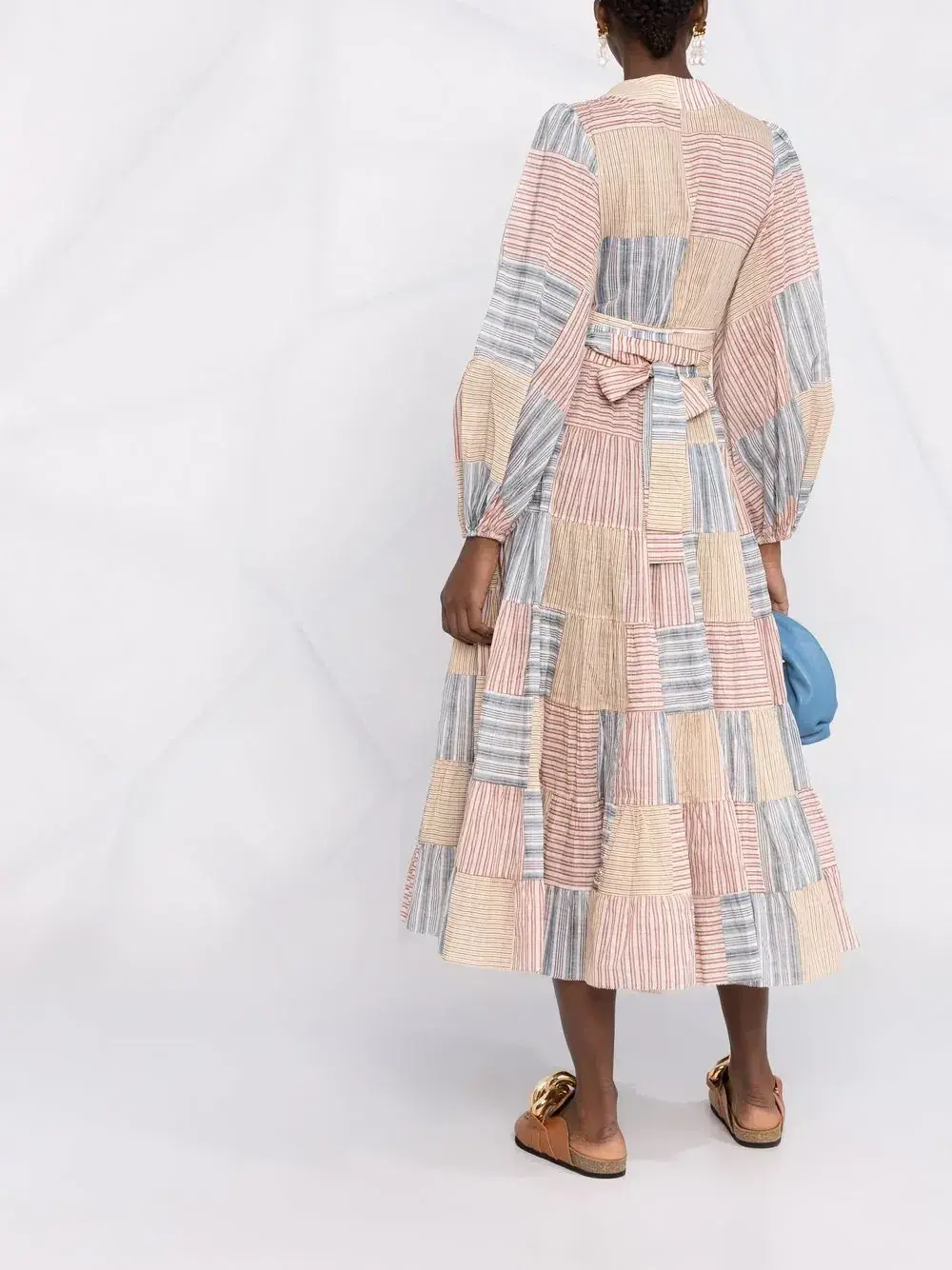 Zimmermann Andie Wrap Midi Dress Print Size 8 - Image 2