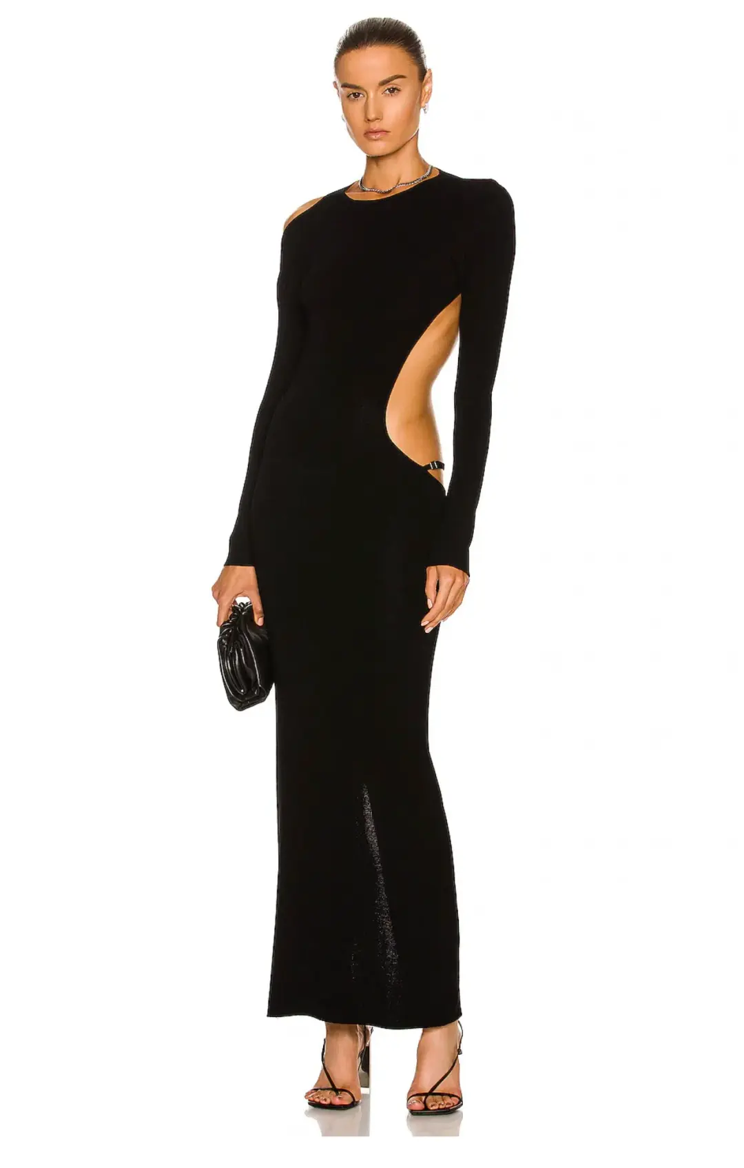 Aya Muse Carrara Dress Small Black Size S for rent on The Volte - main image