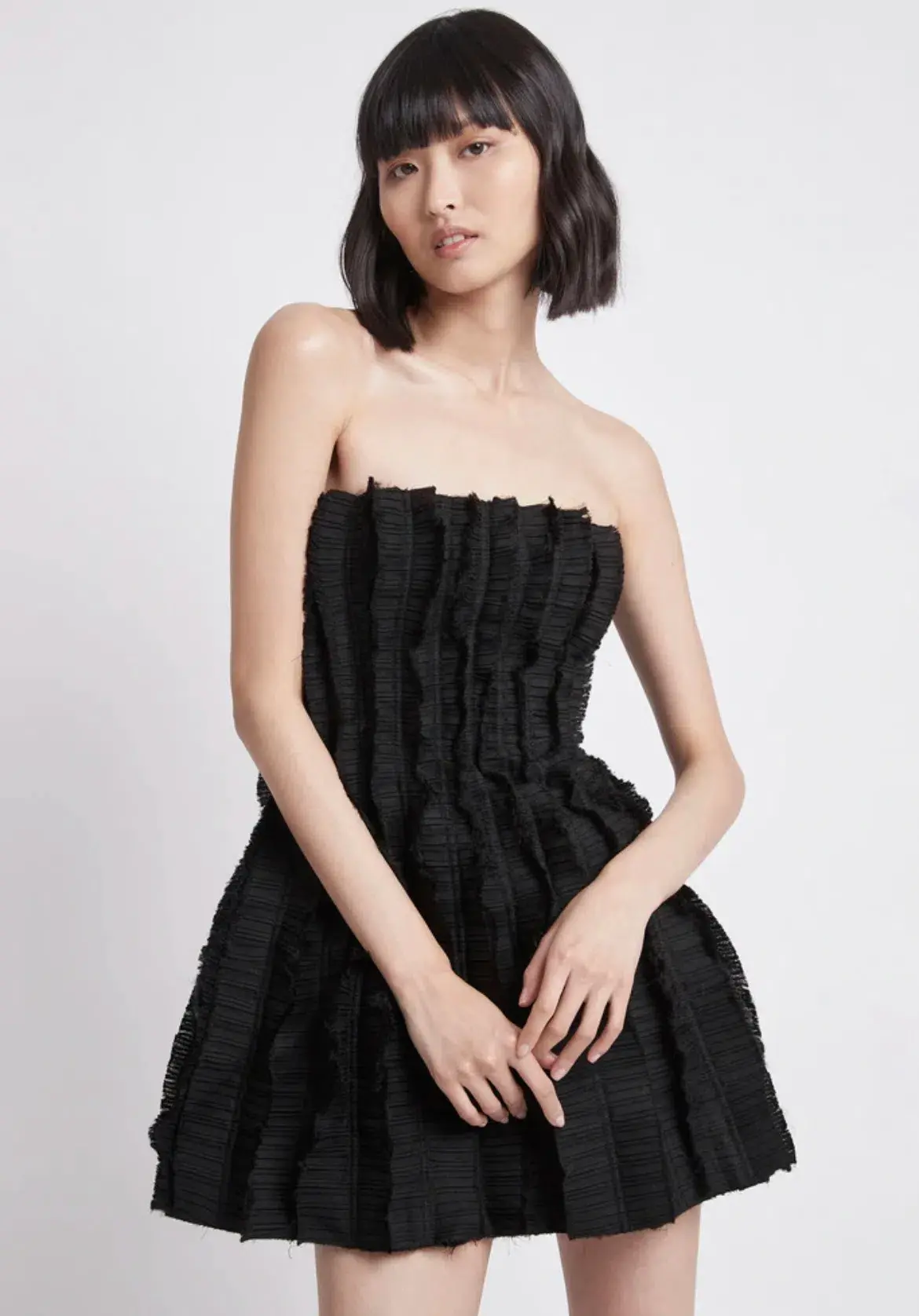 Aje Hybrid Sleeveless Mini Dress Black Size 12  - Image 2