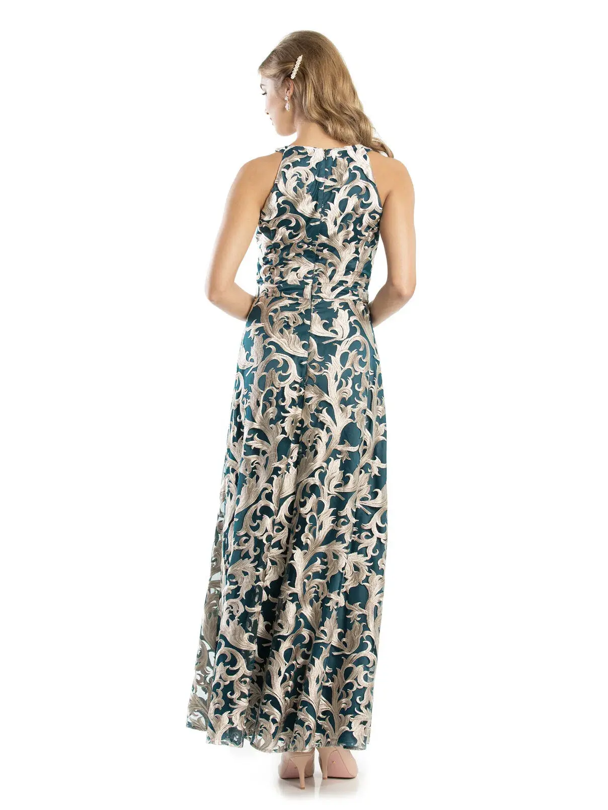 Review Until Forever Maxi Dress Print Size 8 - Image 2