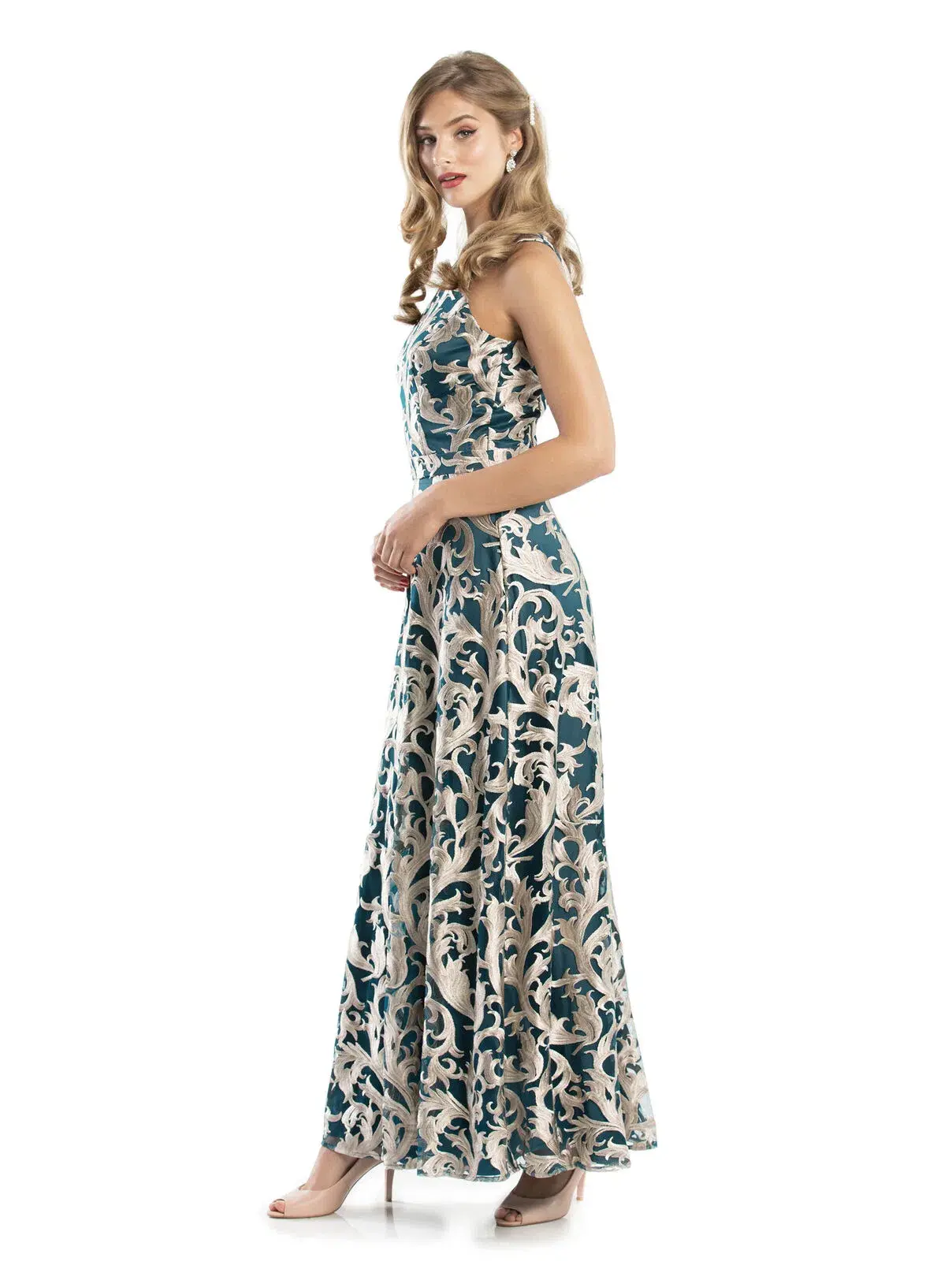 Review Until Forever Maxi Dress Print Size 8 - Image 3