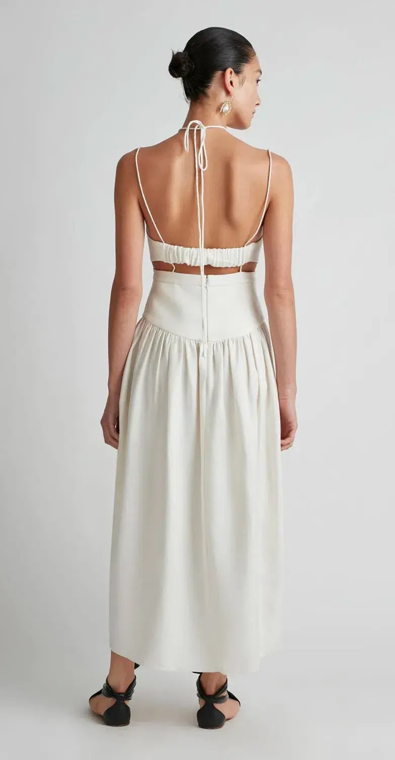 Camilla and Marc Alina Midi Dress White Size 8 - Image 2