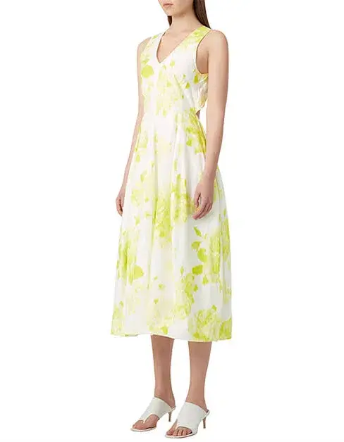 Camilla and Marc Narcissus Midi Dress Print Size 6 - Image 1