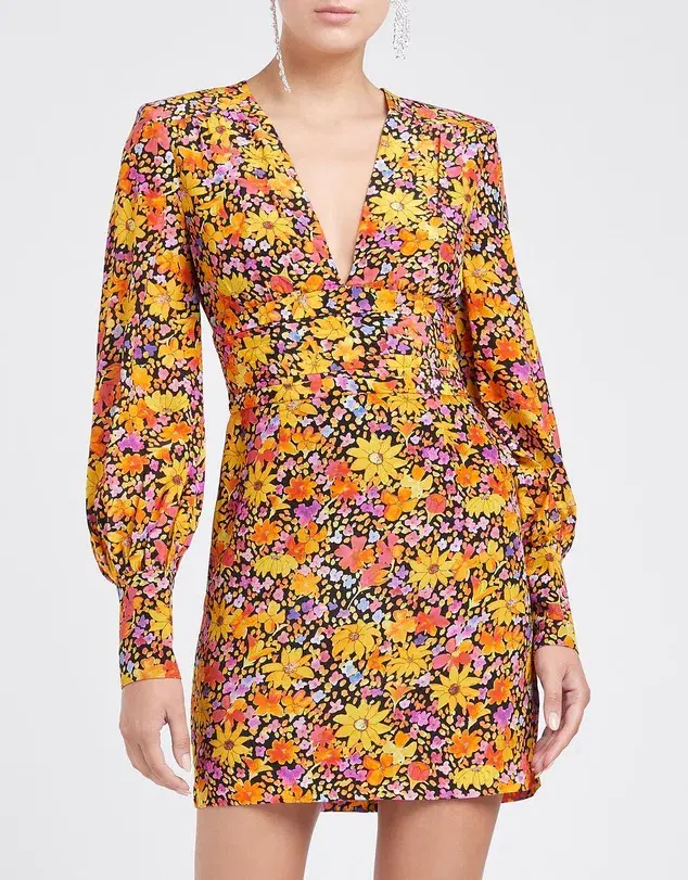 Rebecca Vallance Arles Mini Dress Print Size 6 - Image 1