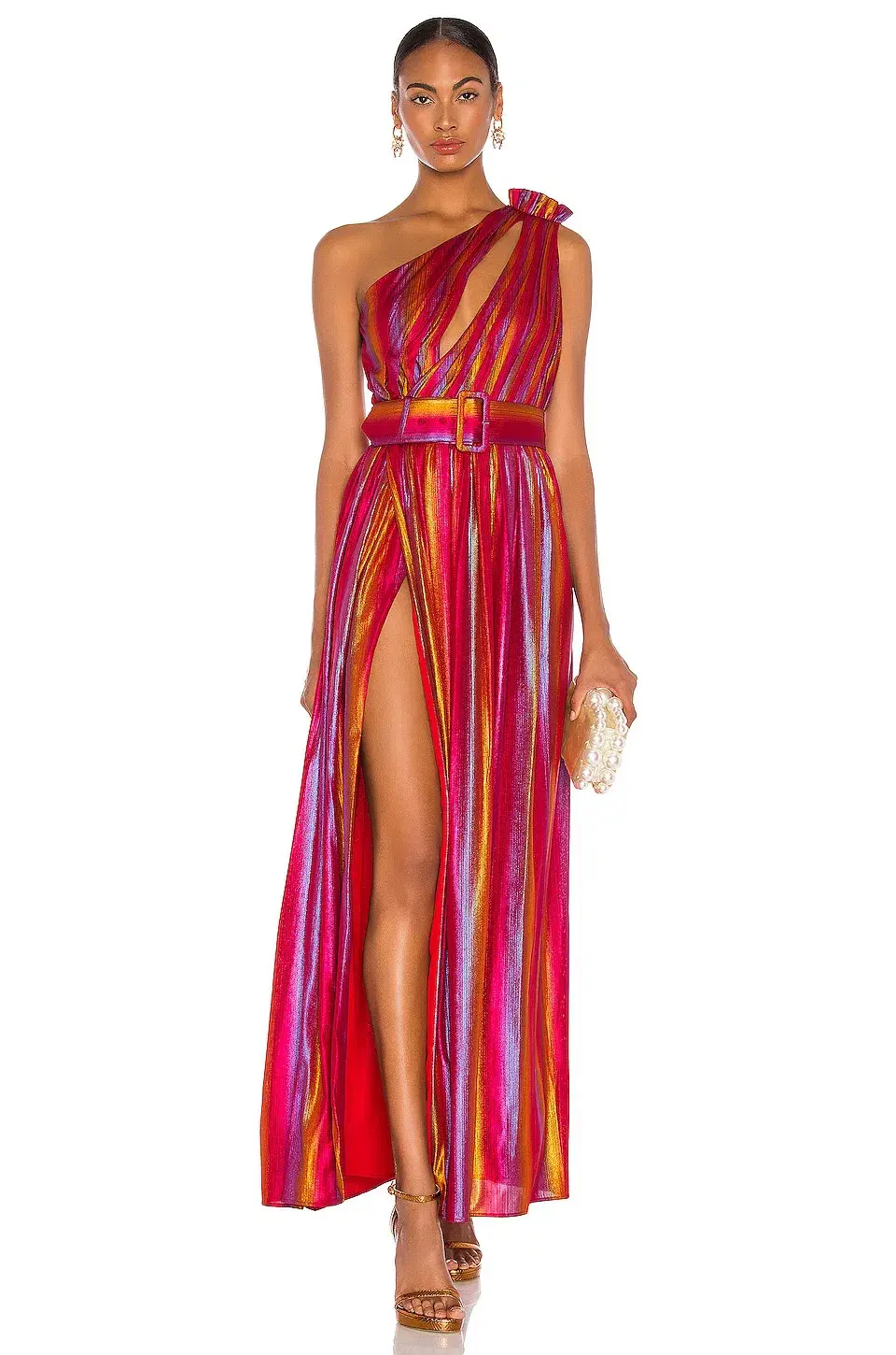 Retrofete Andrea Dress in Rainbow Metallic Size S - Image 1