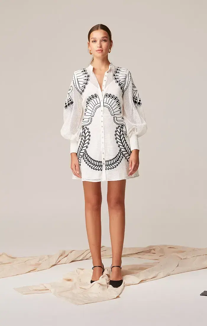 Keepsake The Label Alchemy Long Sleeve Mini Dress Print Size 6 - Image 2