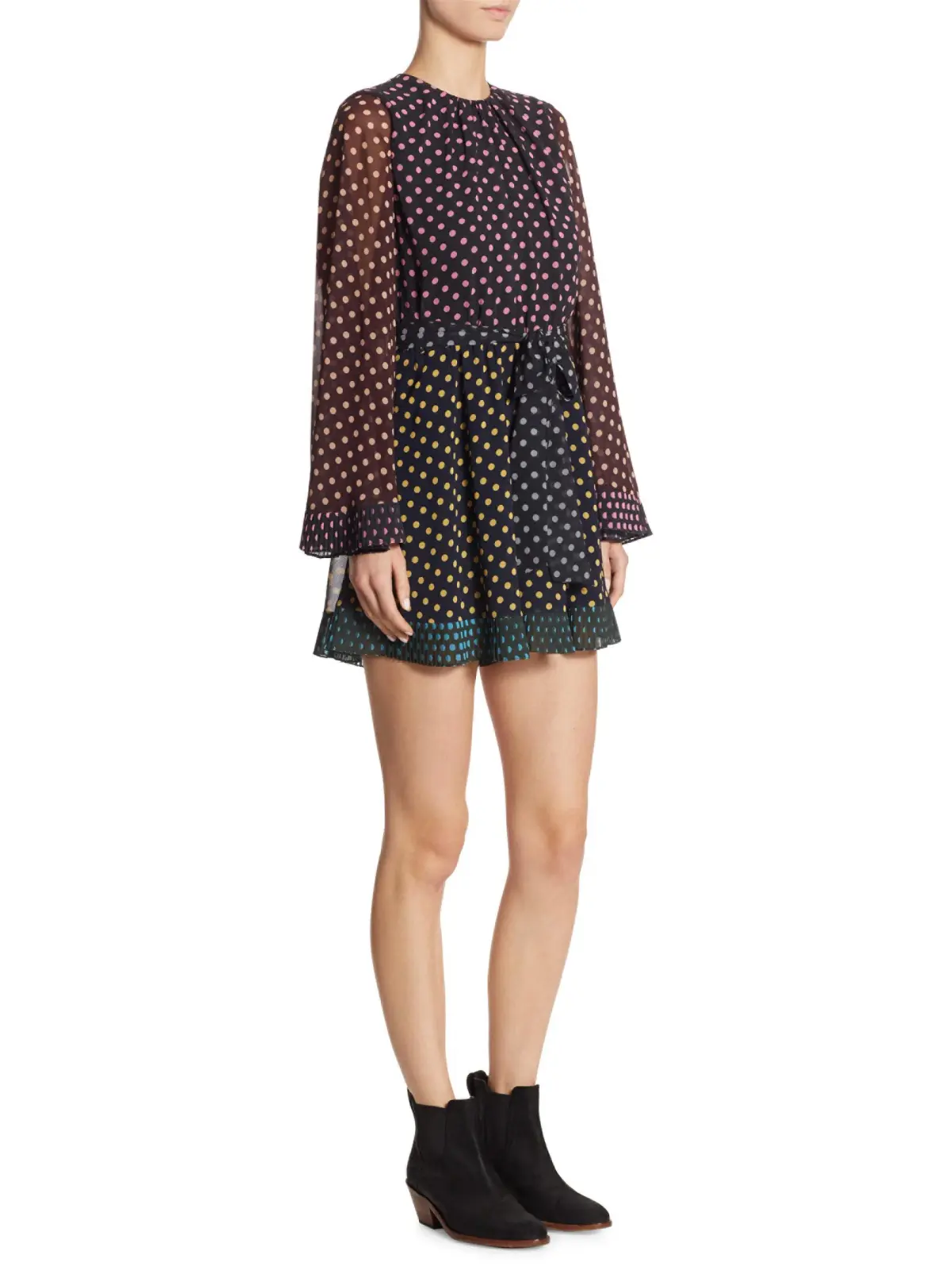 Zimmermann Maples Playsuit in Polka Dots Print Size 1 / Au 10 - Image 2
