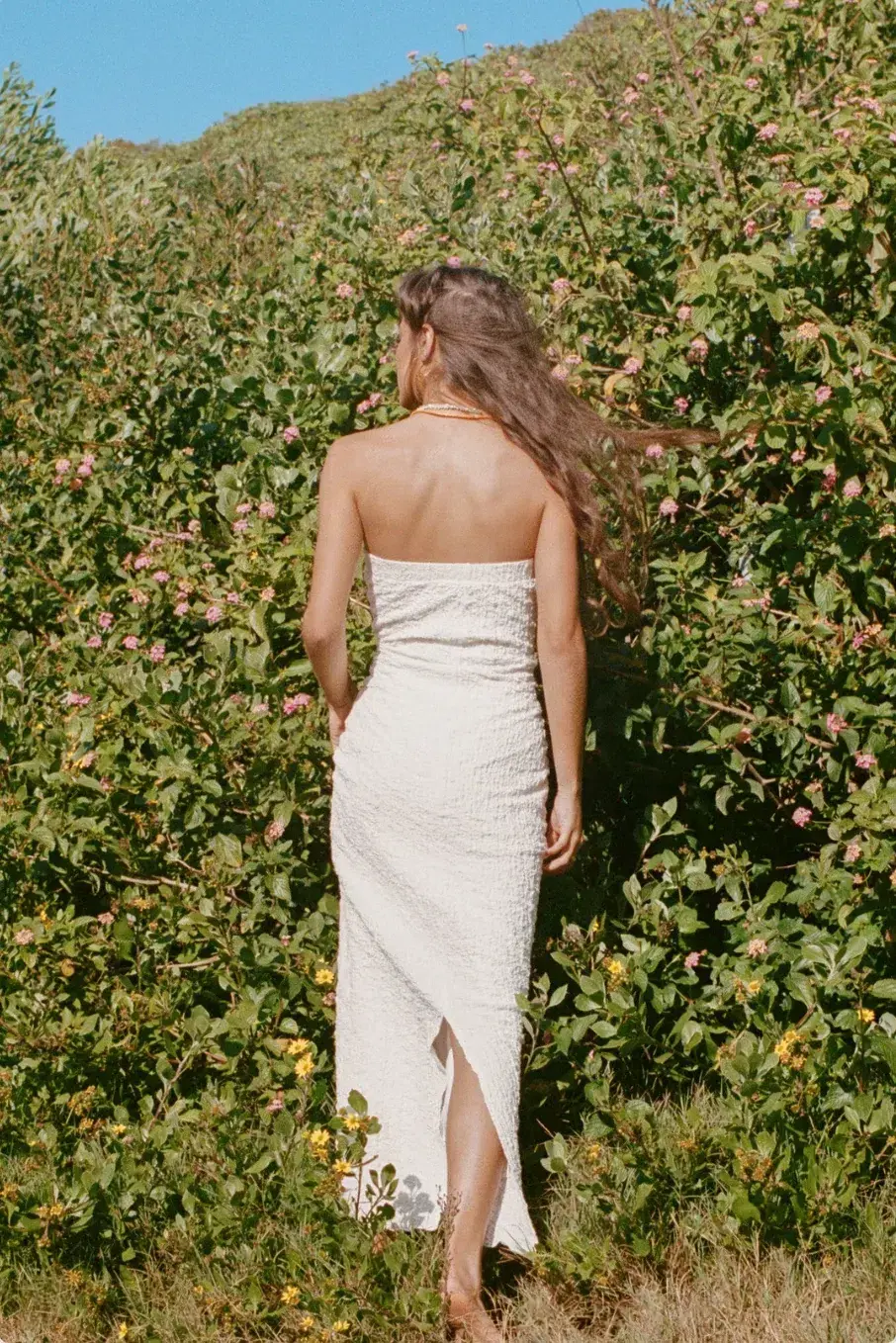 Ownley Petra Dress in Ivory White Size 8 for rent on The Volte - main image