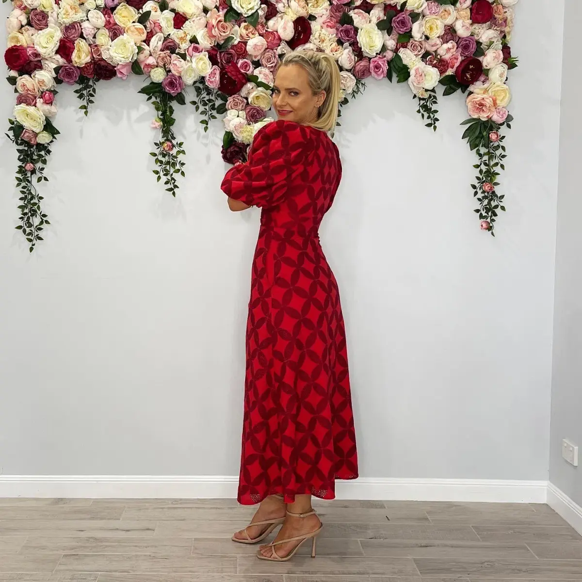 Acler Hamilton Dress Red Size 8 - Image 4