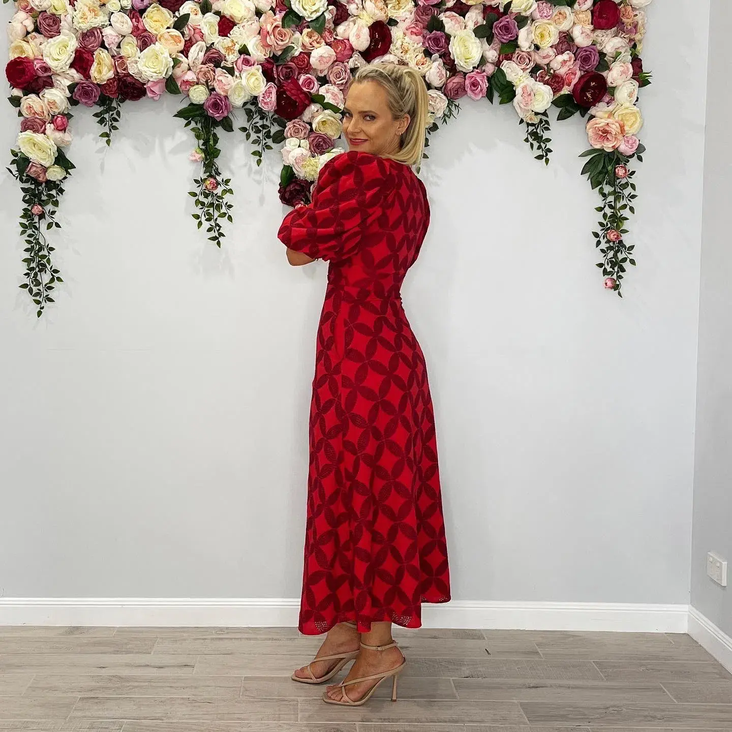Acler Hamilton Dress Red Size 8 - Image 4