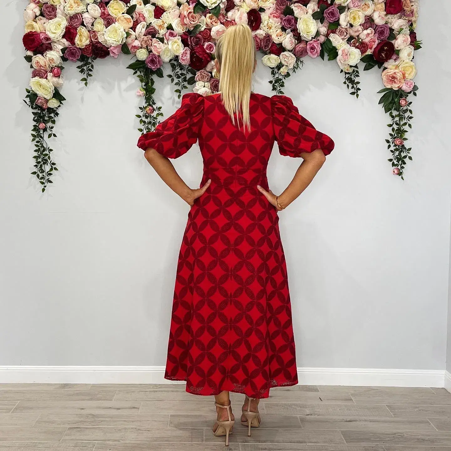 Acler Hamilton Dress Red Size 8 - Image 3