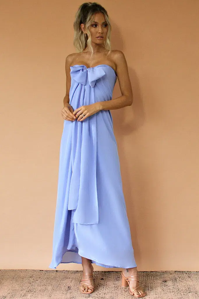Sisters The Label Sasha Gown - Vienna Sky Silk - Image 1