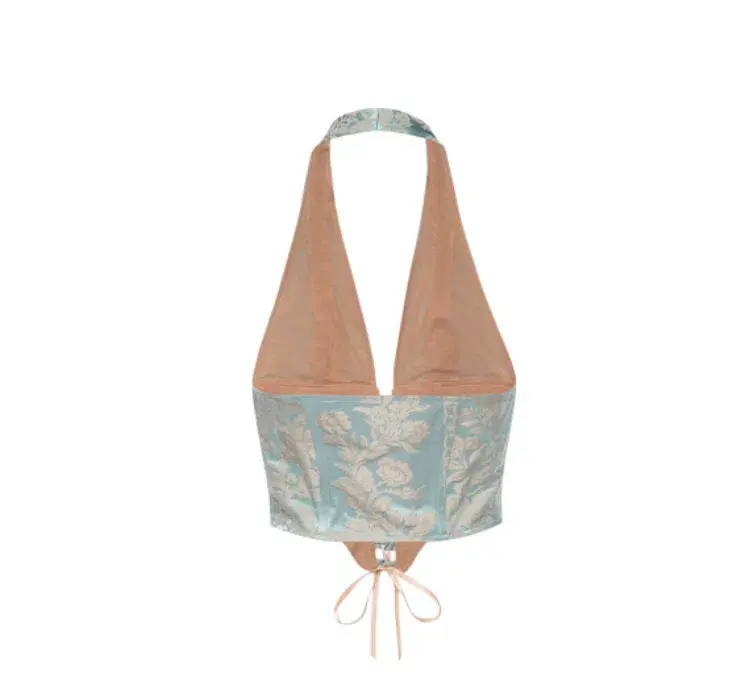 Miaou Mara Corset Top in Antoinette Size 8  for rent on The Volte - main image