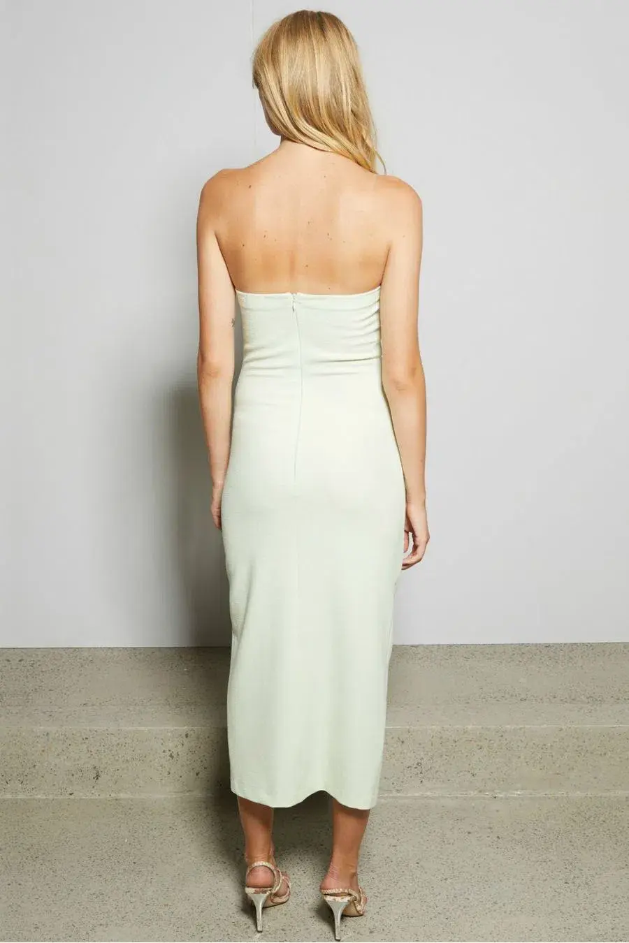 Bec and Bridge Sofie Strapless Dress in Green Size 8 - Image 2