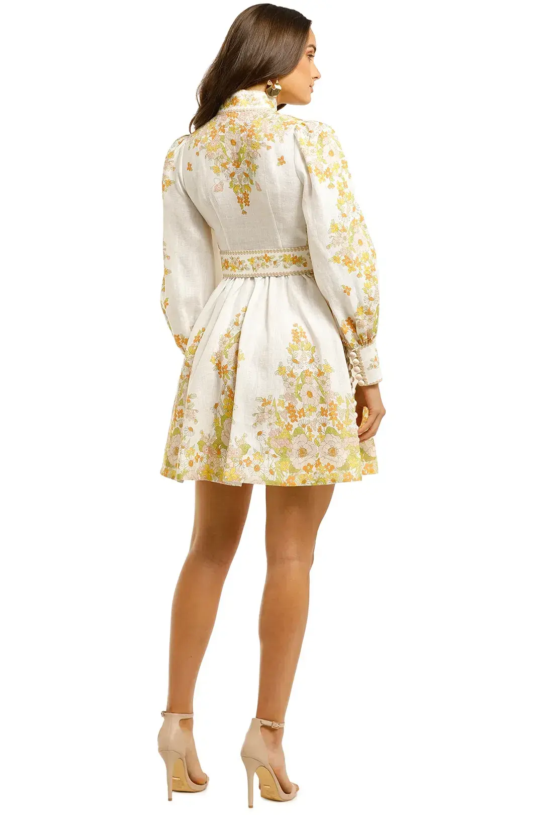 Zimmermann Super Eight Tubular Mini Dress Print Size 6 - Image 2