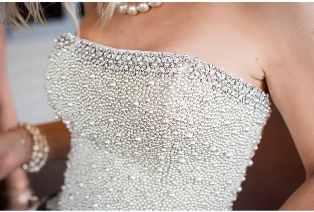 Darb Couture Wedding Dress White Size 8  - Image 5