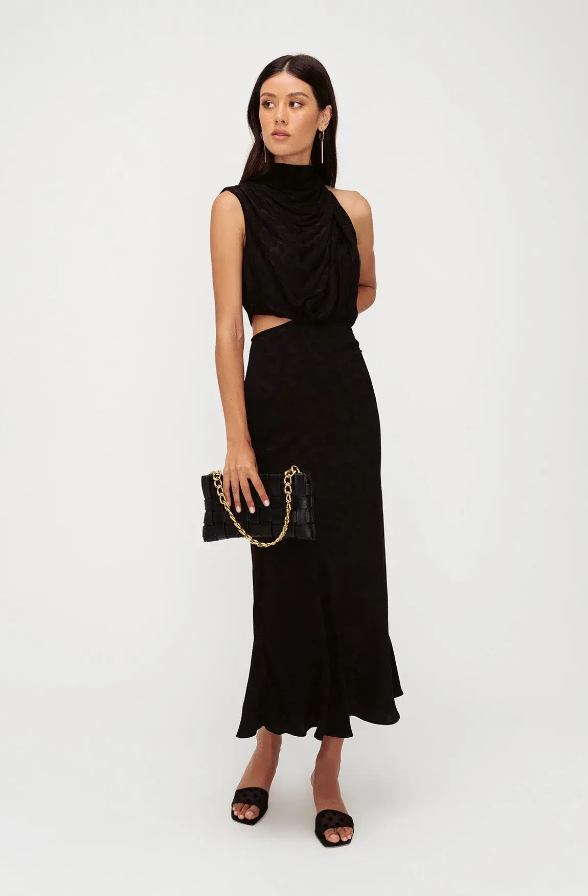 Sheike Reflections Dress Black Size 14 - Image 1