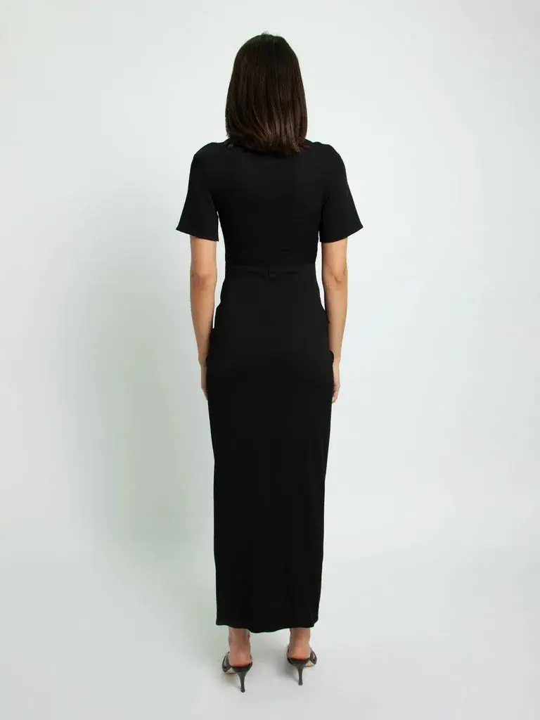 Christopher Esber Ruched Multi Panel Tee Dress Size 6 - Image 4