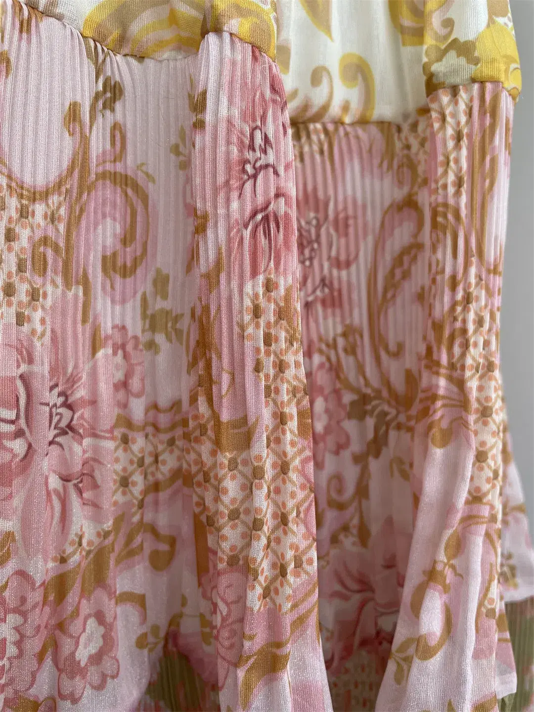 Zimmermann Postcard Pleated Midi Dress Spliced AU14 (22:04) - Image 5