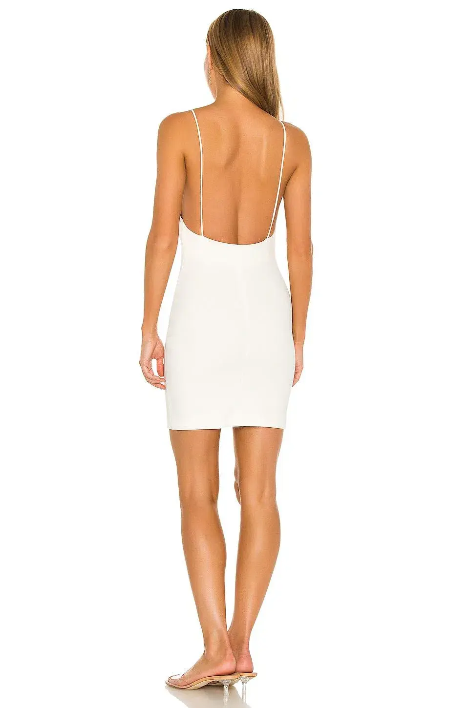 Bec & Bridge Maddison Boat Neck Mini Dress  Ivory Size 10  for rent on The Volte - main image