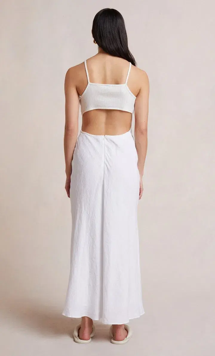 Bec & Bridge Sabella Maxi Dress Ivory Size 10  - Image 4