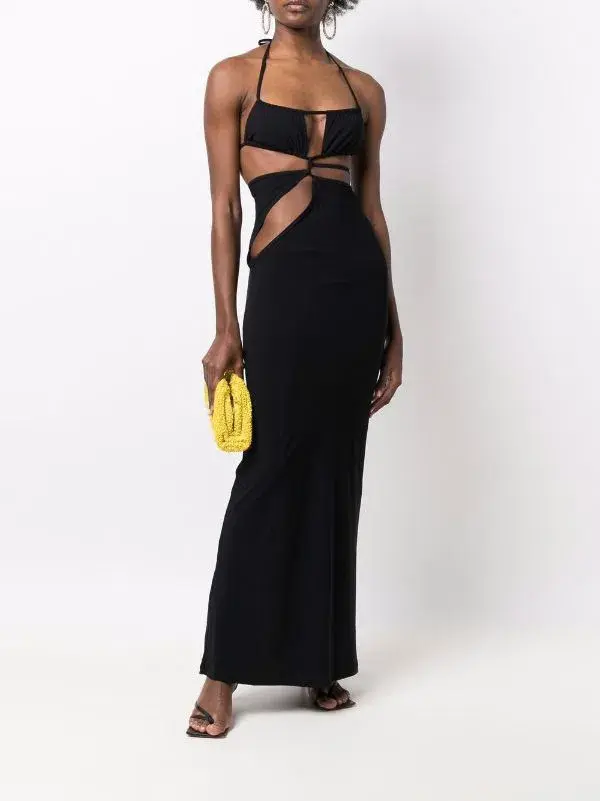 Christopher Esber Displace Dress Black Size 8 - Image 1