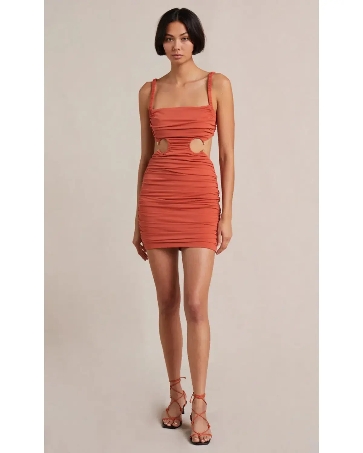 Bec & Bridge Lena Mini Dress Paprika Size AU 10 - Image 1