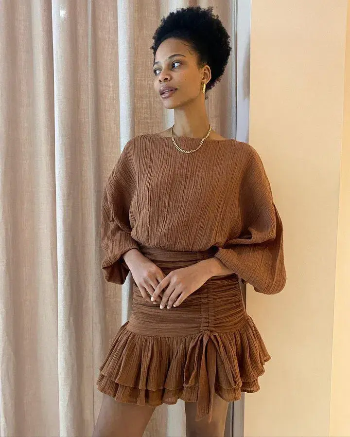 ISSY Blaze Dress in Sienna Size 8 - Image 3