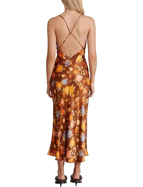 Bec & Bridge Valentina Midi Dress Print Size 6  for rent on The Volte - main image