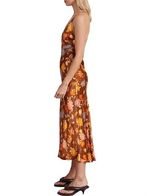 Bec & Bridge Valentina Midi Dress Print Size 8 for rent on The Volte - main image