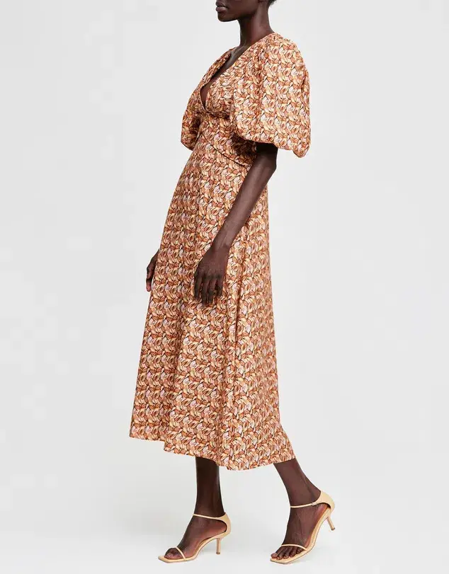Acler Everett Dress Print Size 6 - Image 2