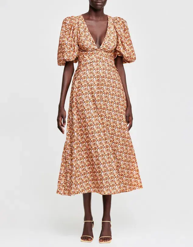 Acler Everett Dress Print Size 6 - Image 1
