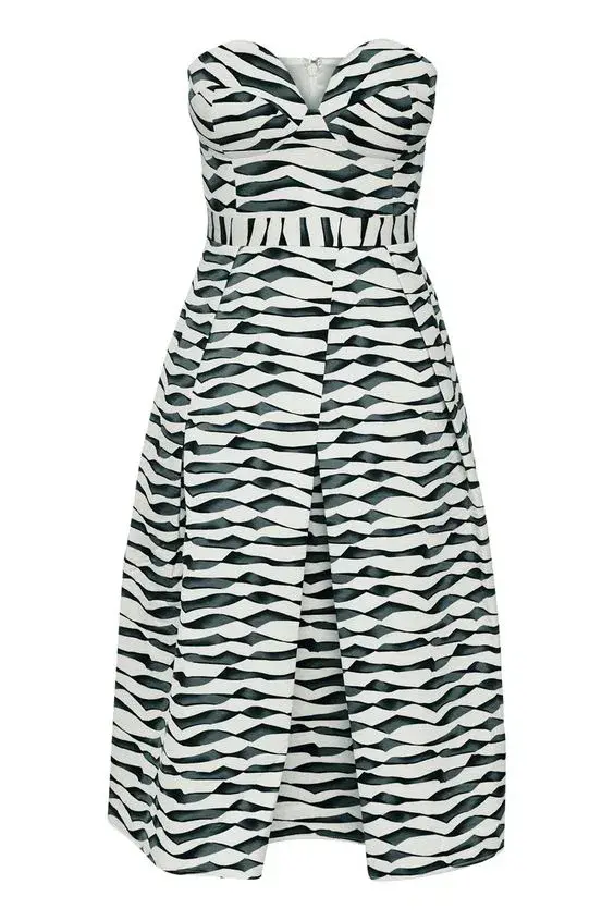 Sheike Neptune Dress Print Size 8 - Image 3