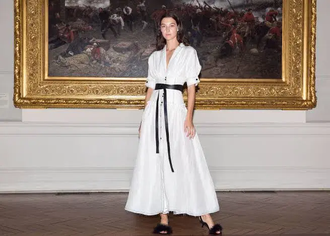 Aje Isotoma Midi Dress White Size 6 - Image 4