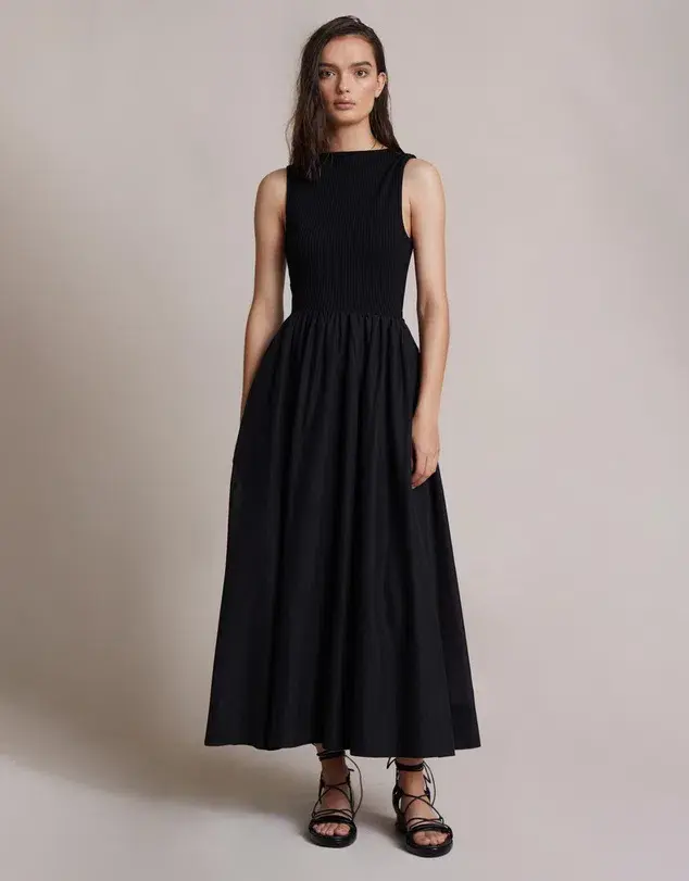 Bec & Bridge Reevis Midi Dress Black Size 8 - Image 3