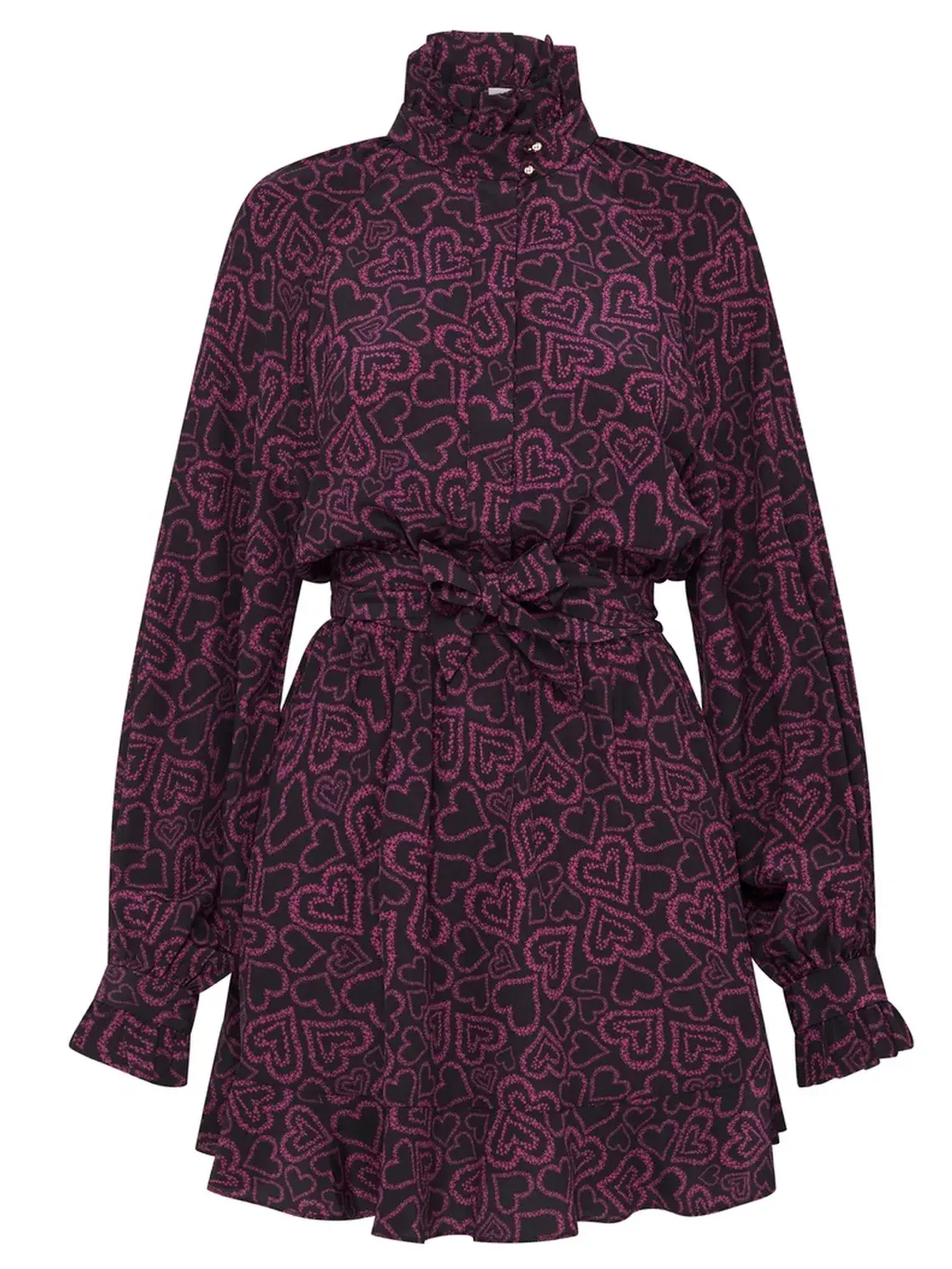 Rebecca Vallance Mazie Mini Dress Print Size 10 - Image 3