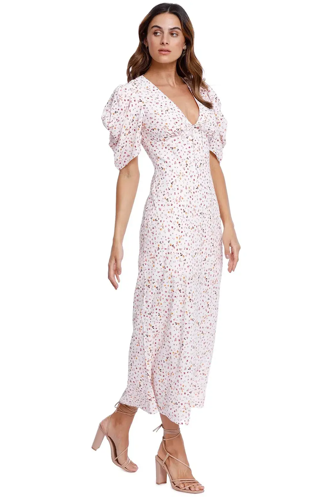 Significant Other Malarie Dress in Ditsy Wild Flower Print Size 6 - Image 3