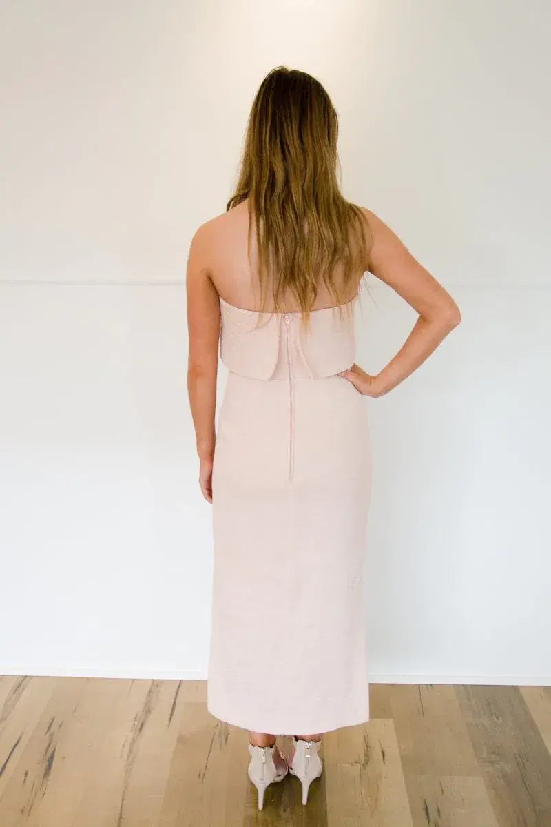 C/MEO Collective Midi Dress Blush Size M - Image 4