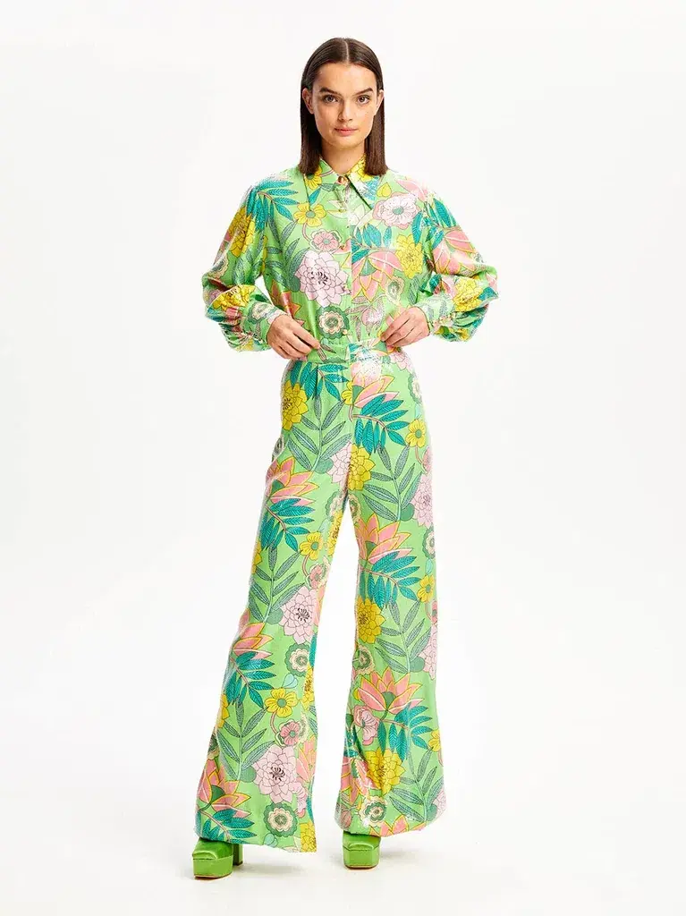 Alice McCall All That Glitters Pants Print Size AU 4 - Image 1