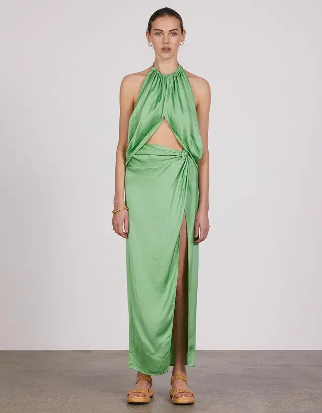 Anna Quan Elyse Dress in Apple Green Size 8 - Image 1