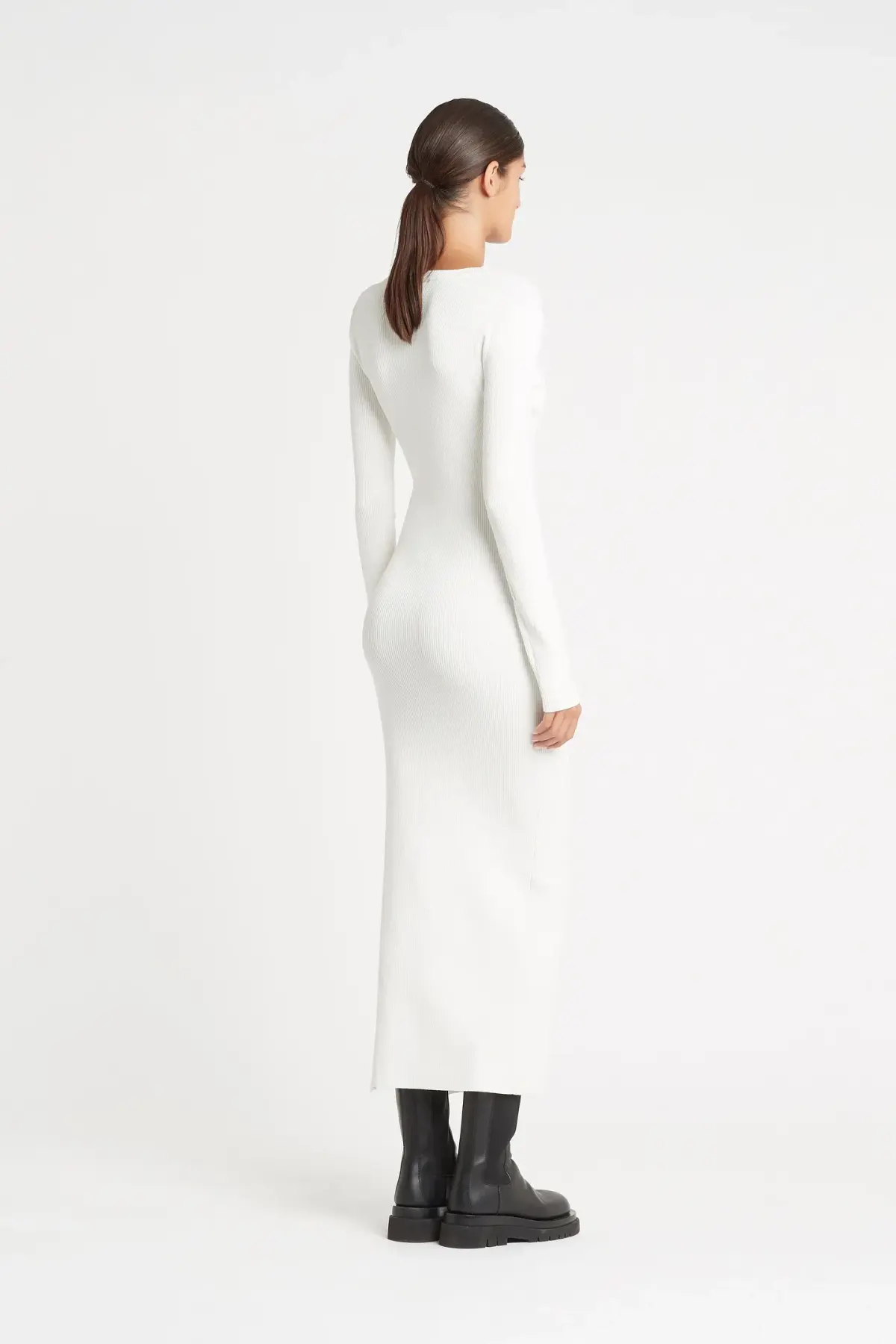 Sir the Label Celena Draped Dress White Size AU 10  - Image 3