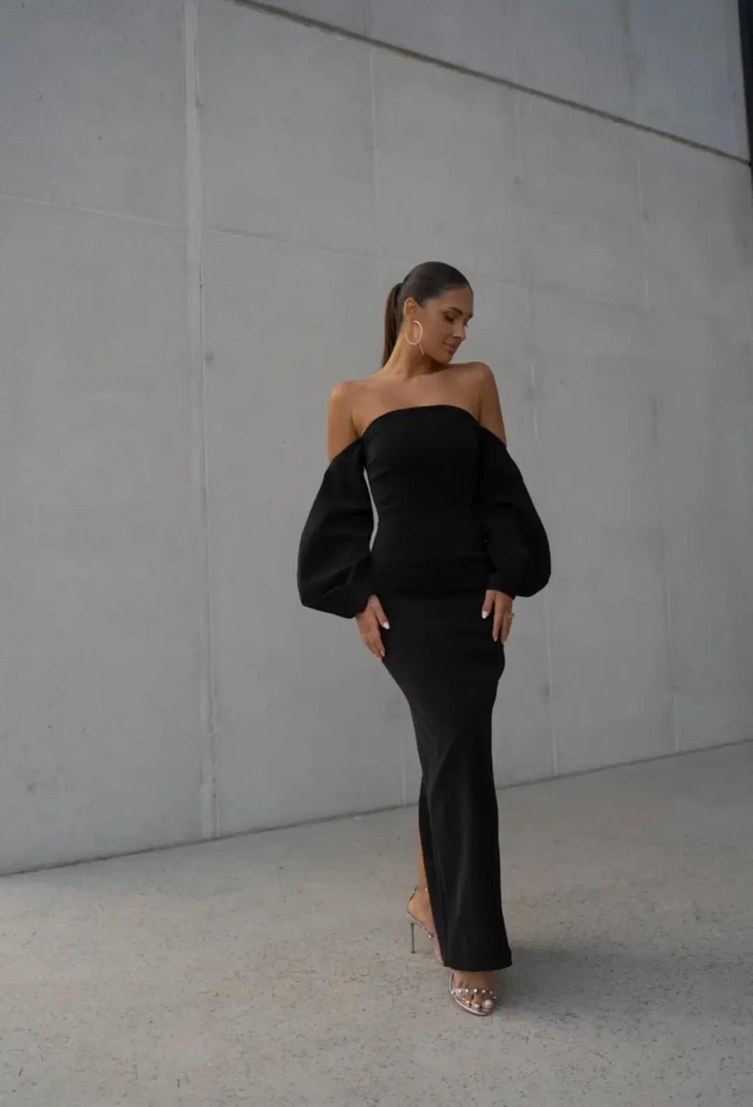 Bianca and Bridgett Honey Dress Black Size 6 for rent on The Volte - main image