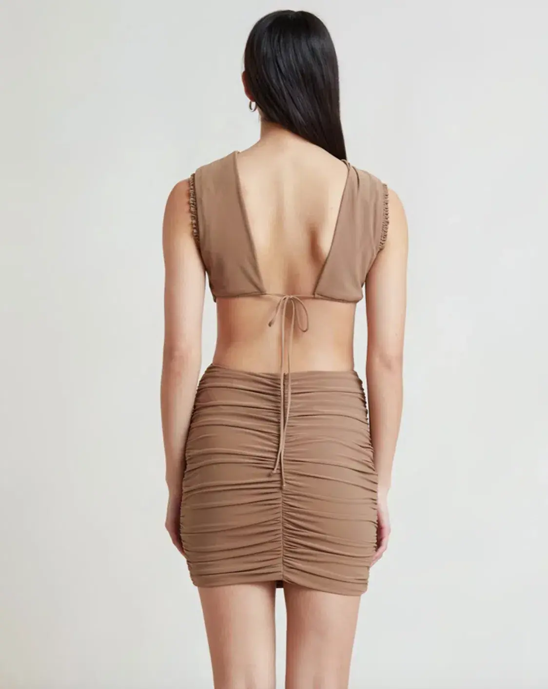 Bec and Bridge Vixen Mini Dress Brown Size 8 - Image 2