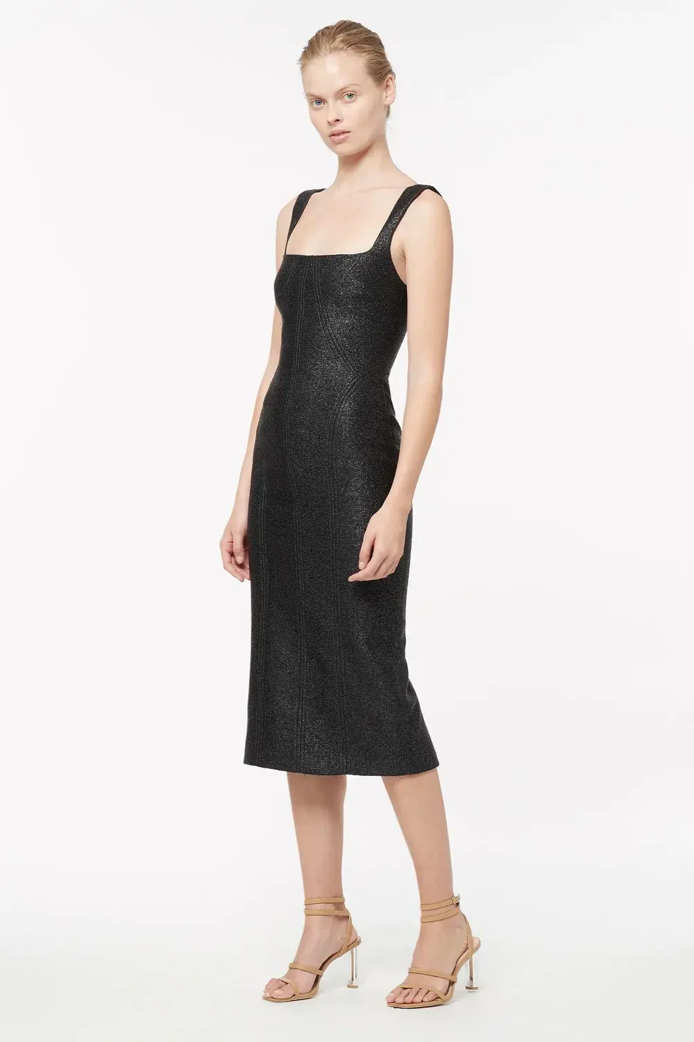 Manning Cartell Neo Classic Midi Dress Black Size 6 - Image 4