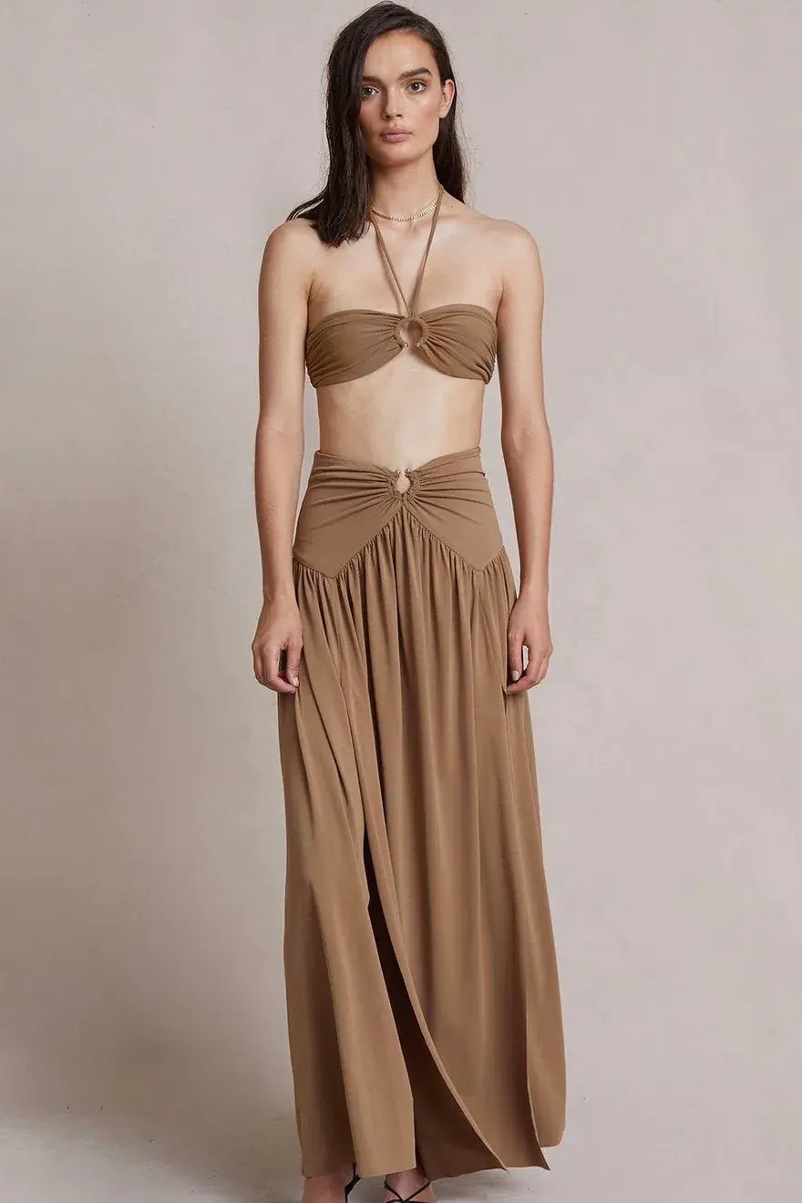 Bec & Bridge Vixen Maxi Skirt Sepia Size 16  - Image 1