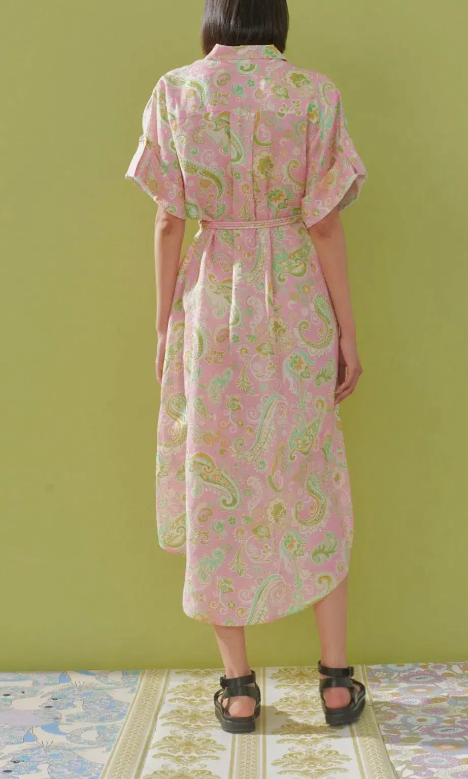 Alemais Marta Shirt Dress Pink Size 10  - Image 4