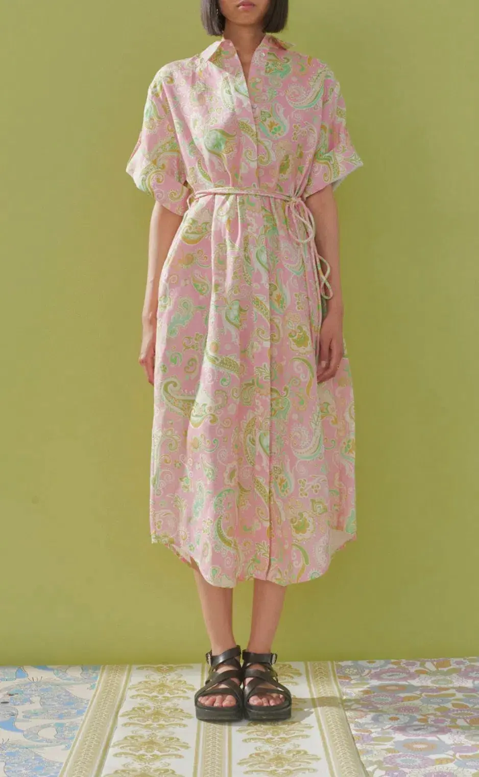 Alemais Marta Shirt Dress Pink Size 10  - Image 1
