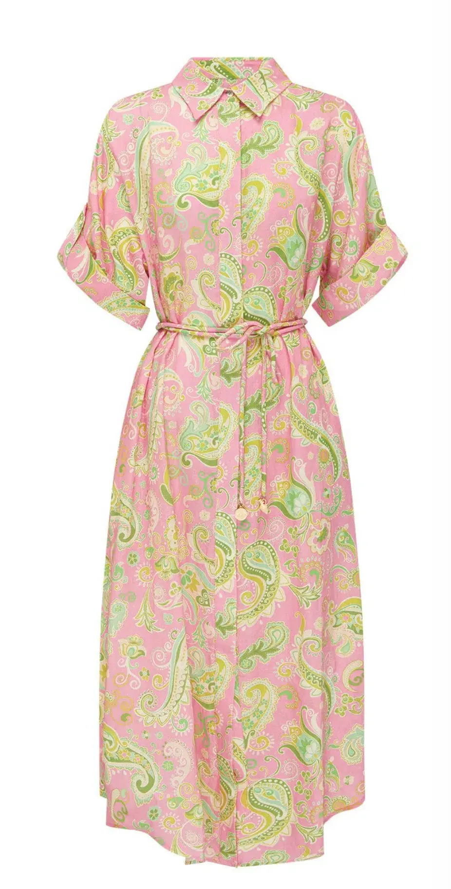 Alemais Marta Shirt Dress Pink Size 10  - Image 5
