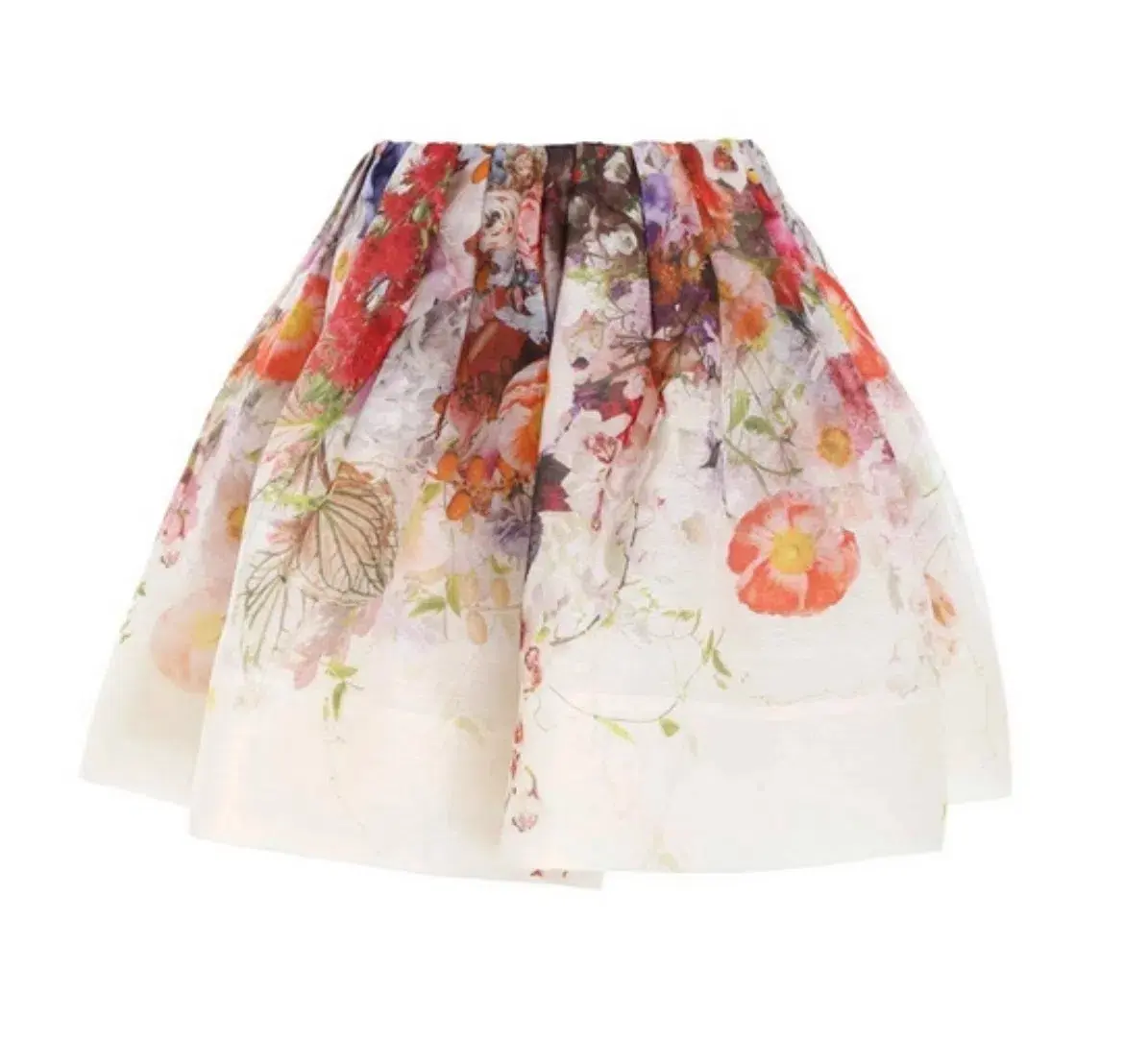 Zimmermann Prima Gathered Mini Skirt Floral Size 1 / Au 10 - Image 4