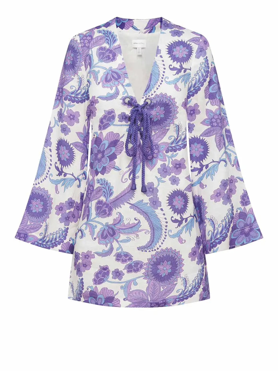 Alice McCall Blueberry Nights Dress Jacaranda Print Size 6 - Image 6
